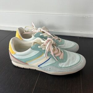 Zara Pastel Multi-Color Women's suede Sneakers